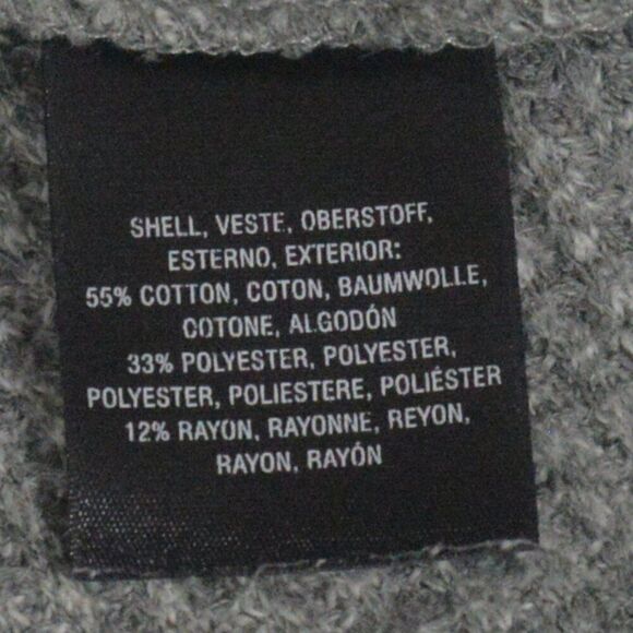 Anthropologie Postmark Grey Cowl Neck Waffle Knit Sweater Bell Sleeves Sz S - Picture 7 of 8